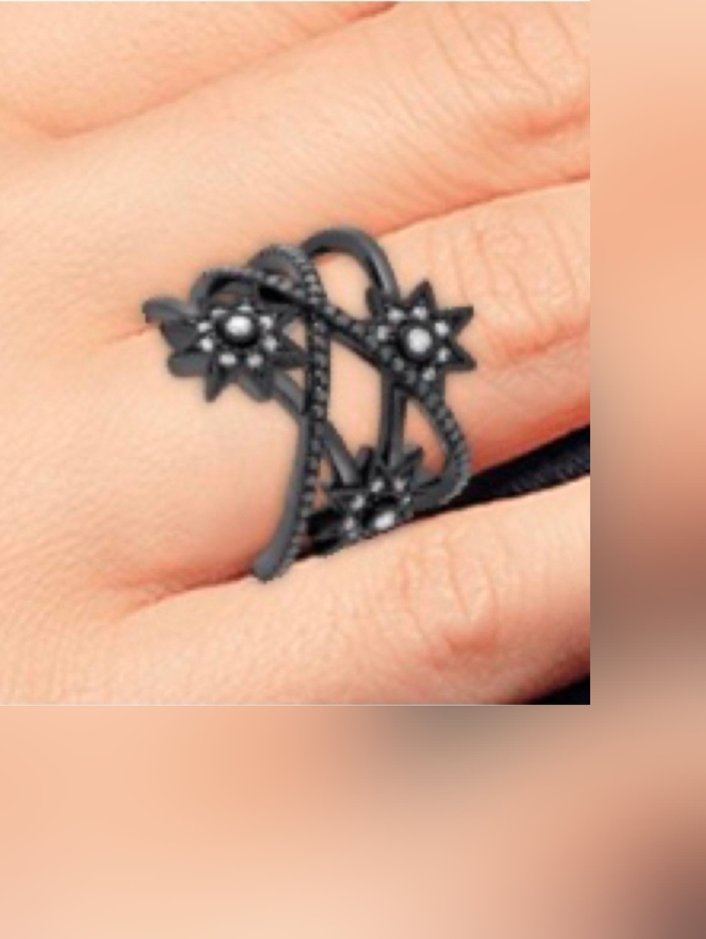 HOUSE OF VIRTUE Round Diamond Star Ring 1/2 CT Total Weight SZ 6